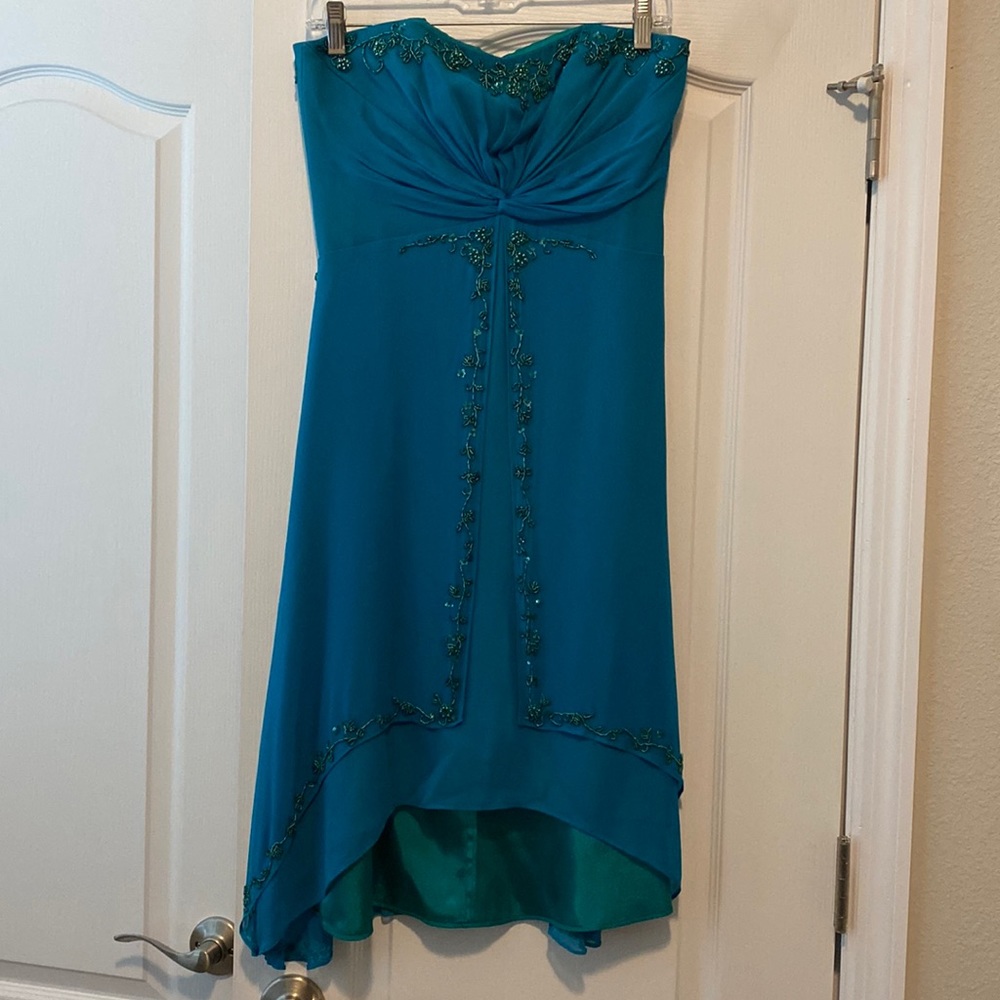 Laundry by Shelli Segal - Strapless silk dress